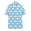 Sky Cloud Pattern Print Hawaiian Shirt