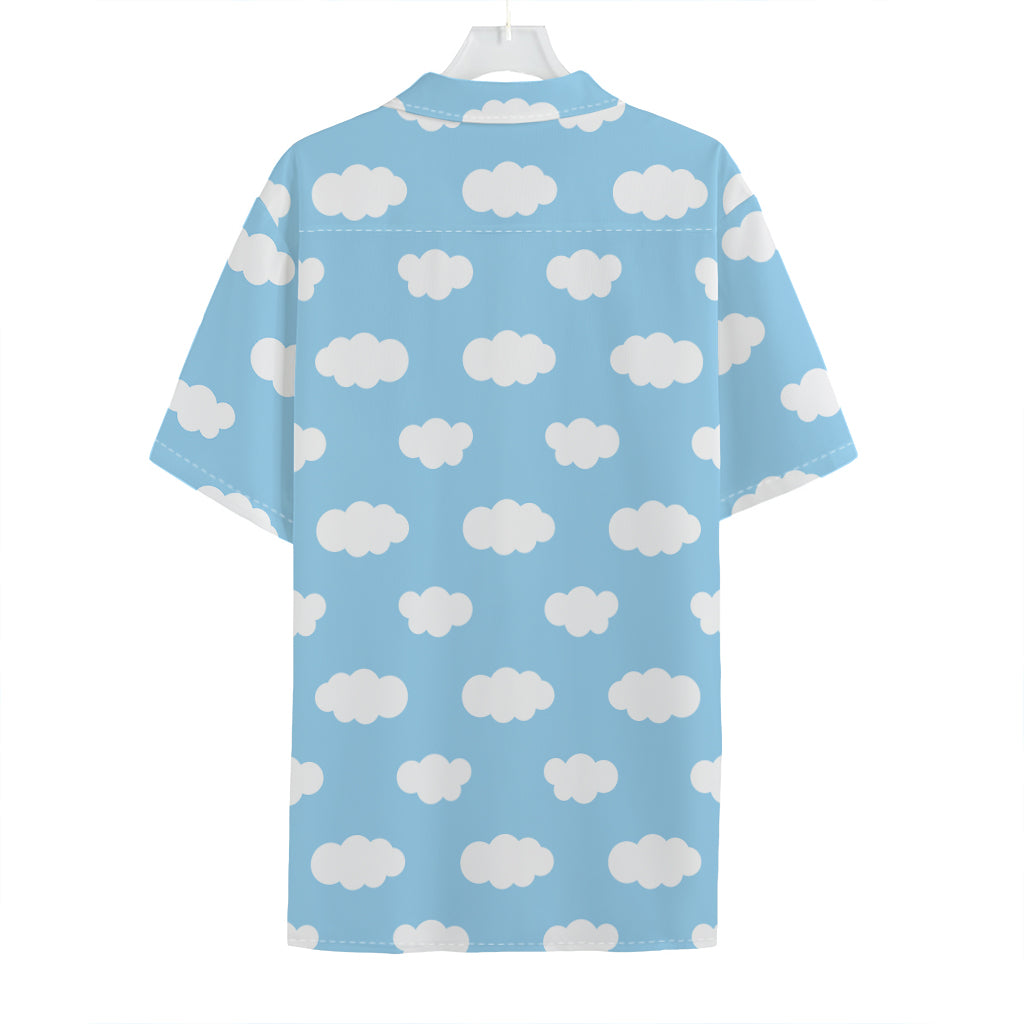 Sky Cloud Pattern Print Hawaiian Shirt