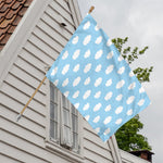 Sky Cloud Pattern Print House Flag