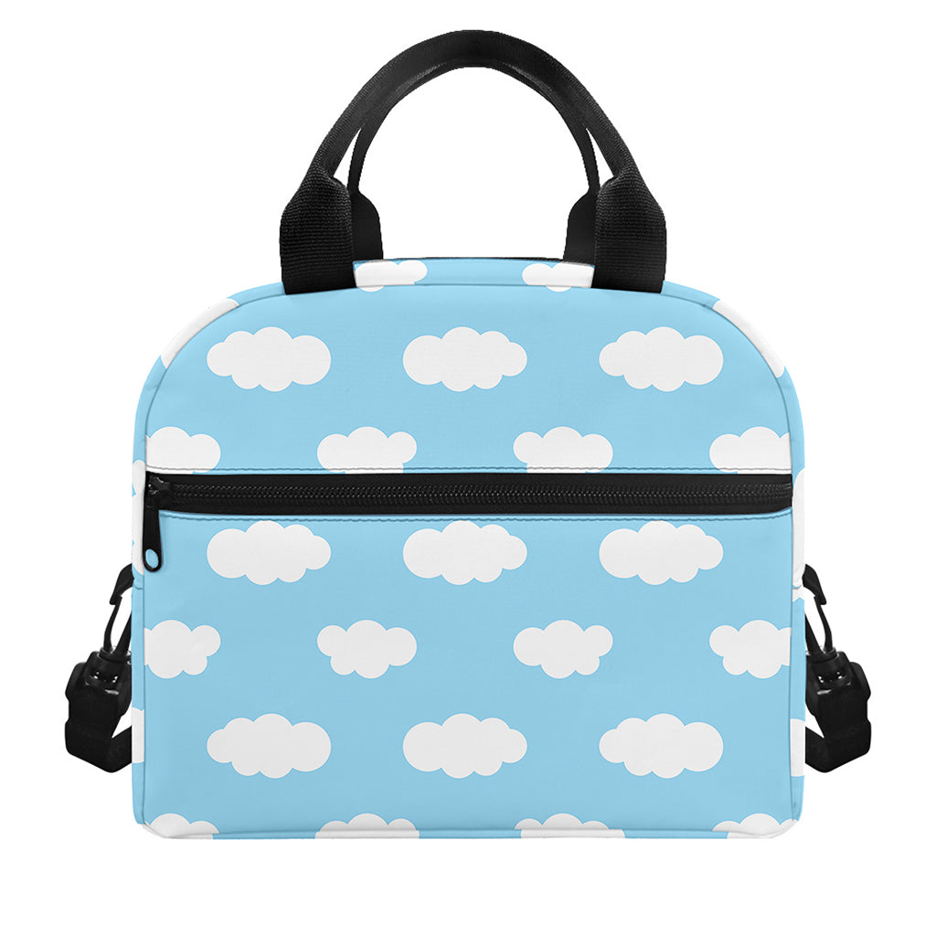 Sky Cloud Pattern Print Insulated Lunch Bag