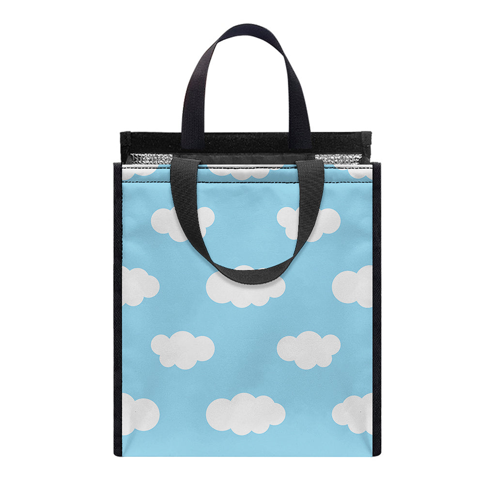 Sky Cloud Pattern Print Insulated Lunch Tote