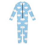 Sky Cloud Pattern Print Jumpsuit