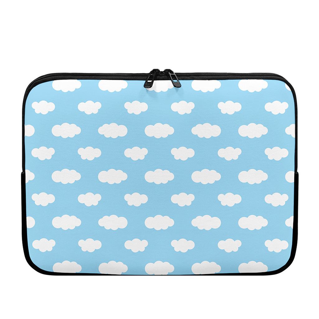 Sky Cloud Pattern Print Laptop Sleeve