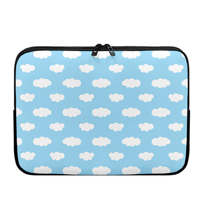 Sky Cloud Pattern Print Laptop Sleeve