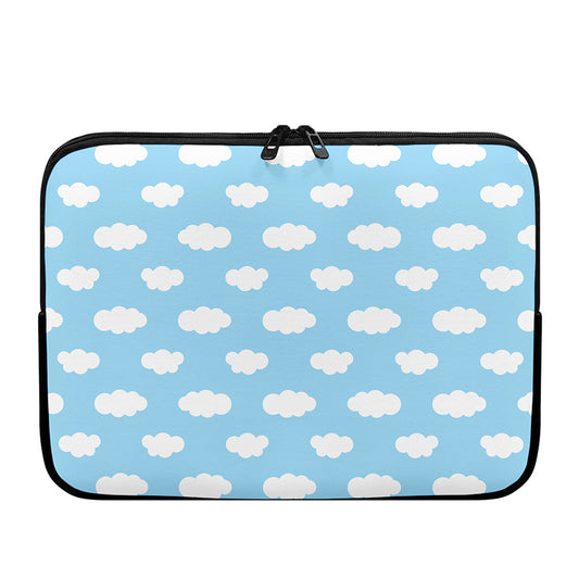 Sky Cloud Pattern Print Laptop Sleeve