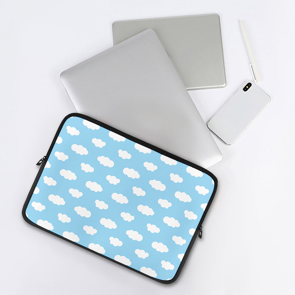 Sky Cloud Pattern Print Laptop Sleeve
