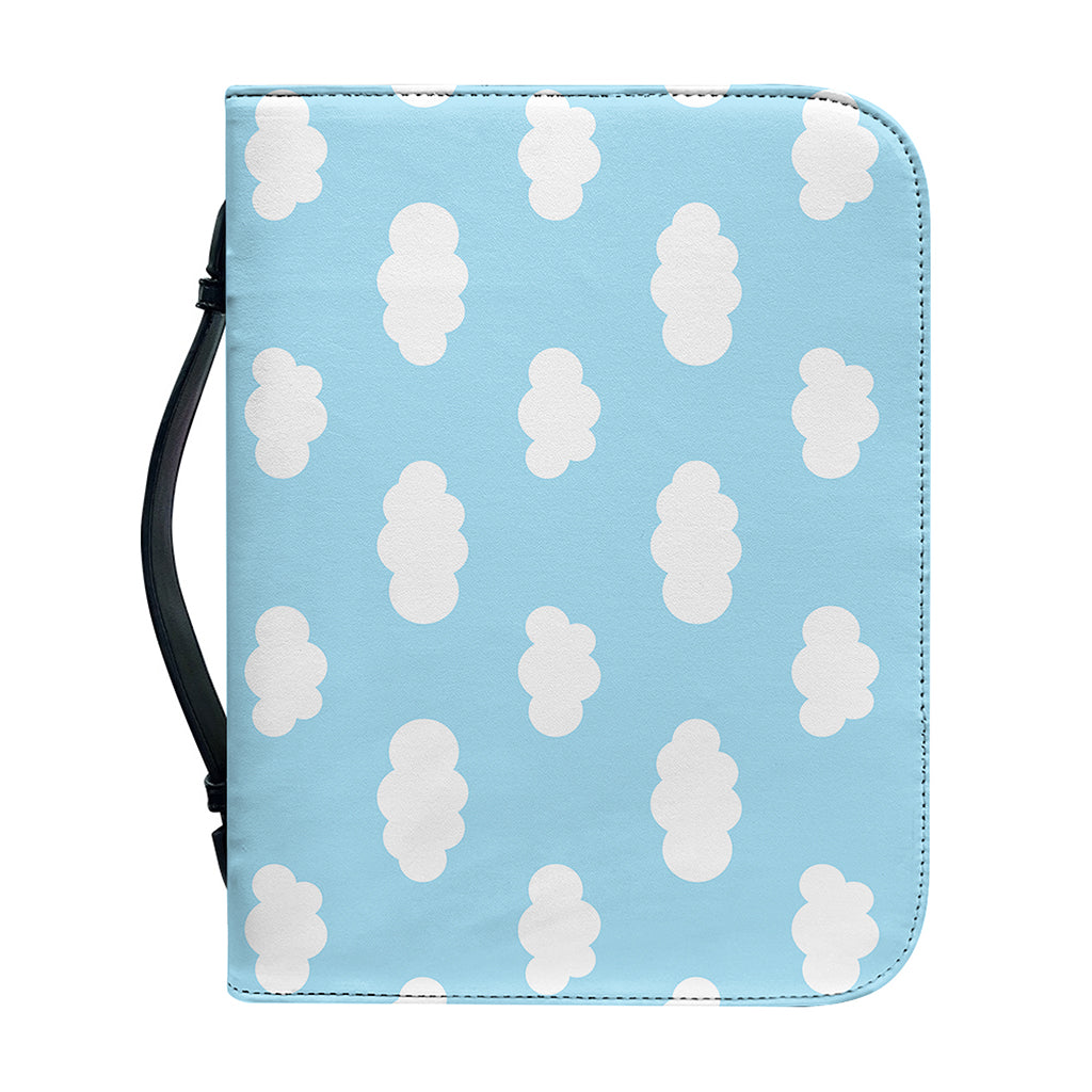 Sky Cloud Pattern Print Leather Bible Cover