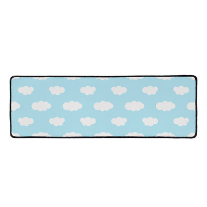 Sky Cloud Pattern Print Long Kitchen Mat