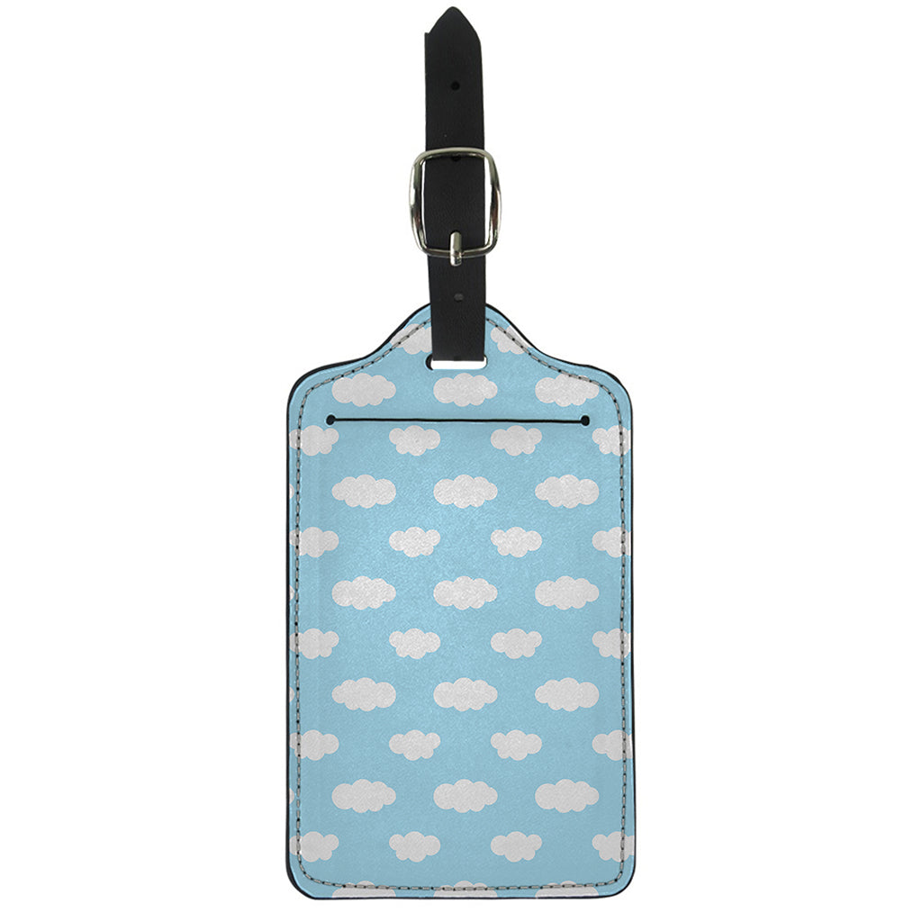 Sky Cloud Pattern Print Luggage Tag