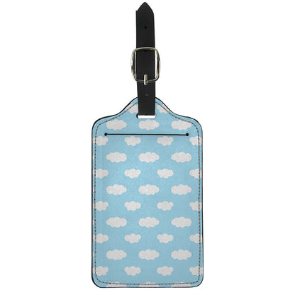 Sky Cloud Pattern Print Luggage Tag