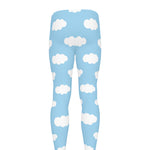 Sky Cloud Pattern Print Men's leggings