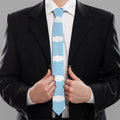 Sky Cloud Pattern Print Necktie