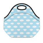 Sky Cloud Pattern Print Neoprene Lunch Bag