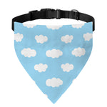 Sky Cloud Pattern Print Over The Collar Dog Bandana
