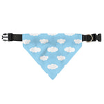 Sky Cloud Pattern Print Over The Collar Dog Bandana