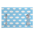 Sky Cloud Pattern Print Placemat