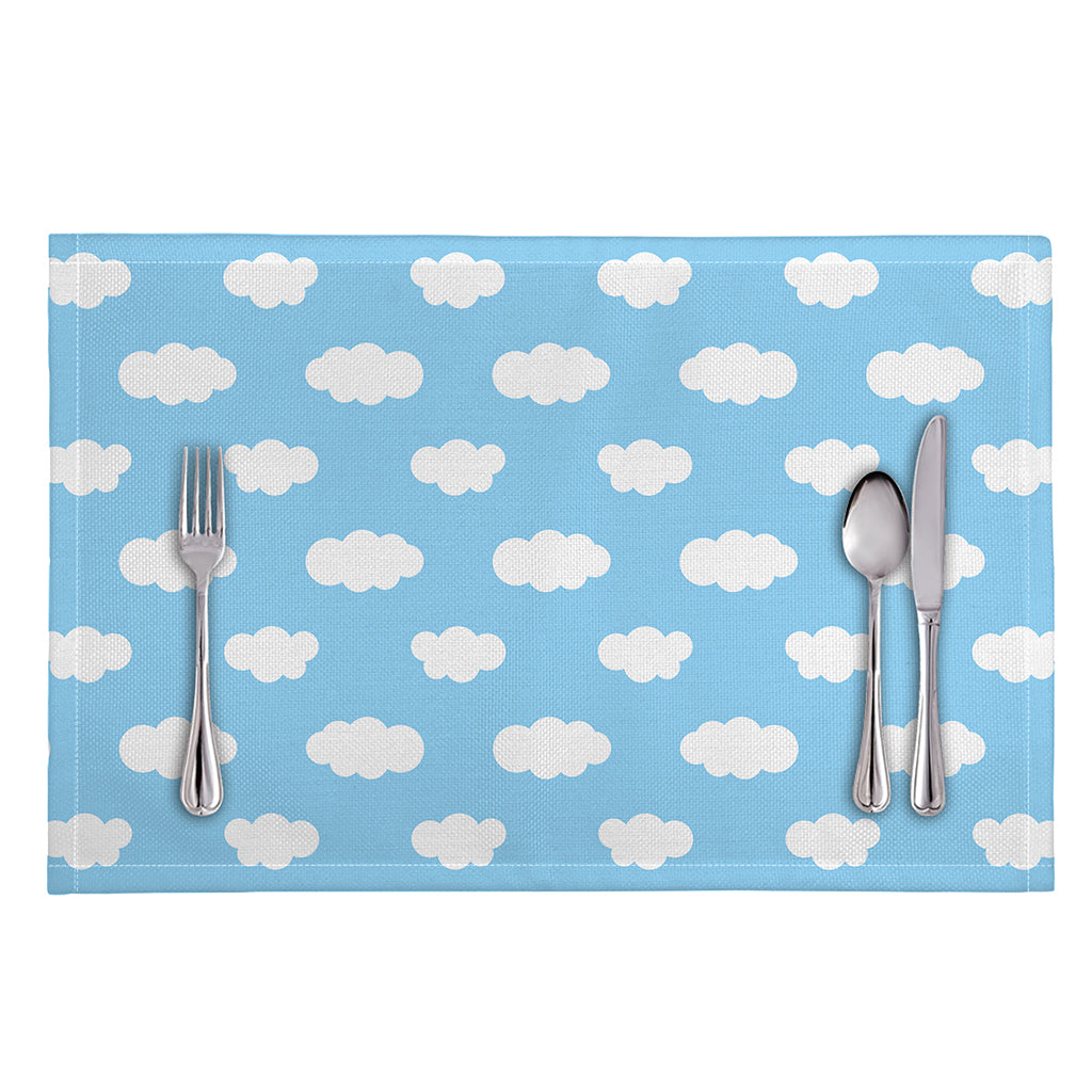 Sky Cloud Pattern Print Placemat