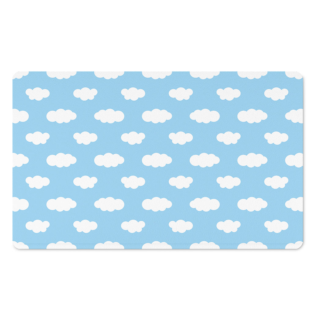 Sky Cloud Pattern Print Polyester Doormat