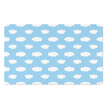 Sky Cloud Pattern Print Polyester Doormat