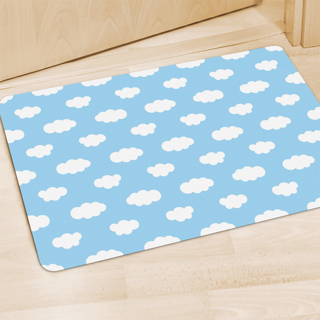 Sky Cloud Pattern Print Polyester Doormat