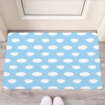 Sky Cloud Pattern Print Rubber Doormat