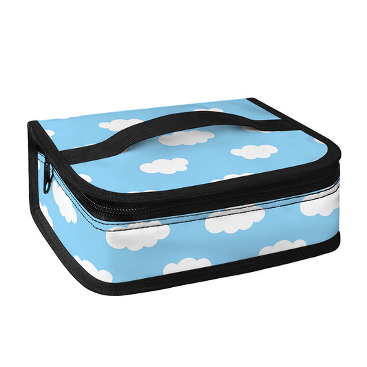 Sky Cloud Pattern Print Small Lunch Bag