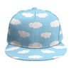 Sky Cloud Pattern Print Snapback Cap