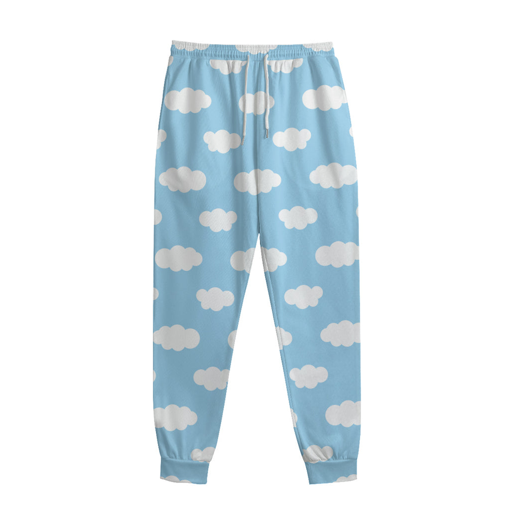 Sky Cloud Pattern Print Sweatpants