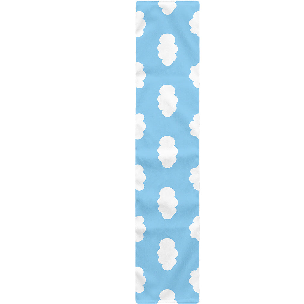 Sky Cloud Pattern Print Table Runner