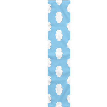 Sky Cloud Pattern Print Table Runner