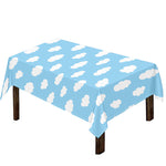 Sky Cloud Pattern Print Tablecloth