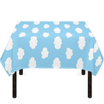 Sky Cloud Pattern Print Tablecloth