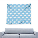 Sky Cloud Pattern Print Tapestry