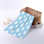 Sky Cloud Pattern Print Towel