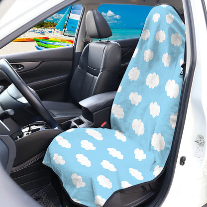 Sky Cloud Pattern Print Waterproof Car Seat Cover