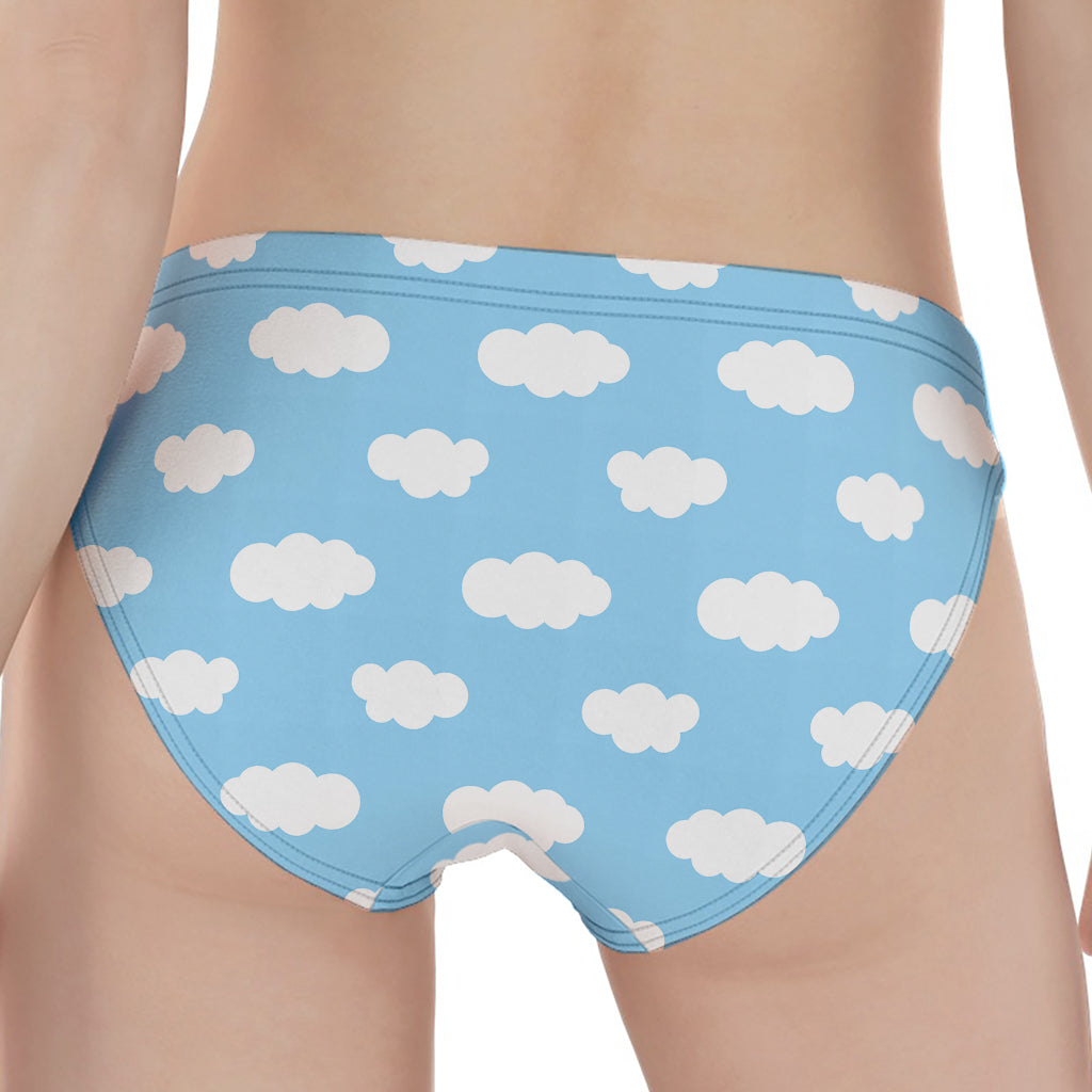 Sky Cloud Pattern Print Women's Panties