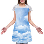 Sky Cloud Print Adjustable Apron