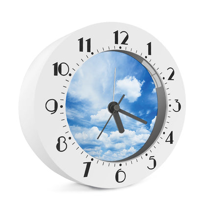 Sky Cloud Print Alarm Clock