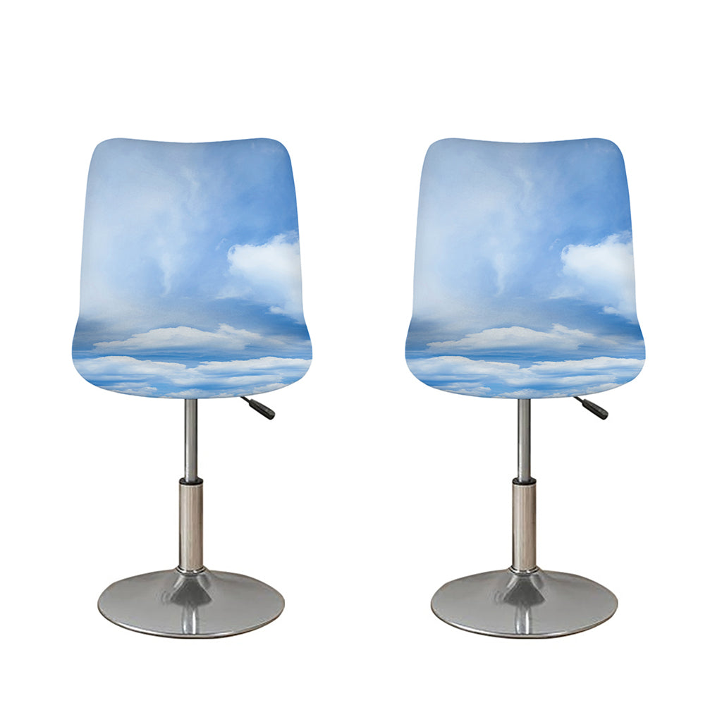 Sky Cloud Print Bar Stool Covers