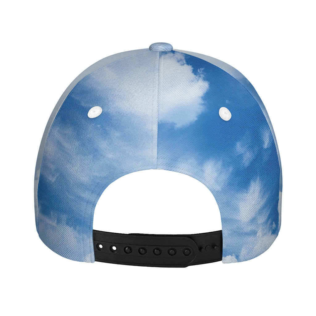 Sky Cloud Print Baseball Cap