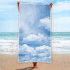 Sky Cloud Print Beach Towel