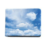 Sky Cloud Print Bifold Wallet