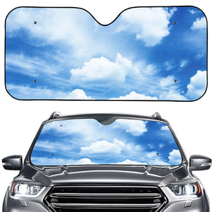 Sky Cloud Print Car Windshield Sun Shade