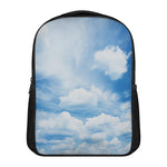 Sky Cloud Print Casual Backpack