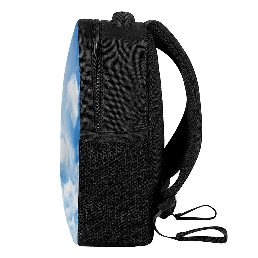Sky Cloud Print Casual Backpack