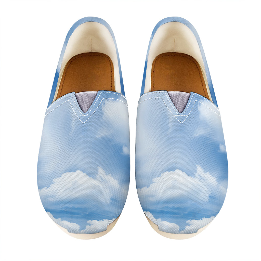 Sky Cloud Print Casual Shoes
