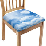Sky Cloud Print Chair Cushion Cover