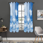 Sky Cloud Print Curtain