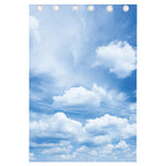 Sky Cloud Print Curtain