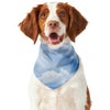 Sky Cloud Print Dog Bandana